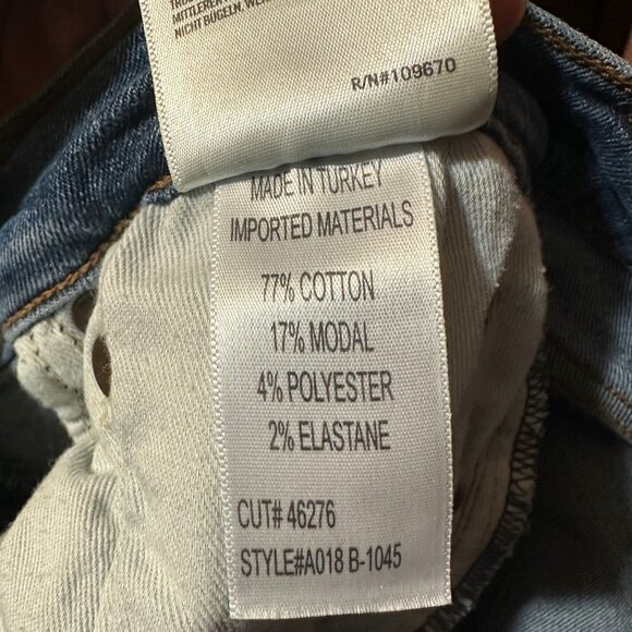 AGOLDE | Sophie High Rise Skinny Crop Jeans with Raw Hem | Size 29 - Picture 7 of 12